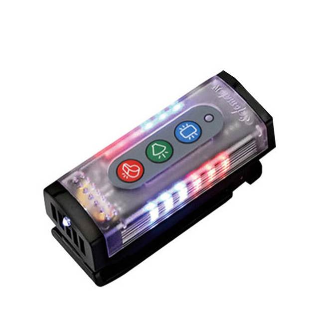 SM4 안전경고등 휘슬 (충전식 전자호각) LED / 블랙 C타입