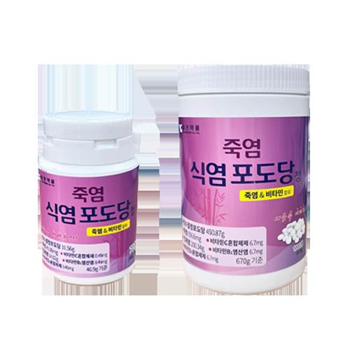죽염 식염포도당(비타민함유) 1000정×6개입 (6000)
