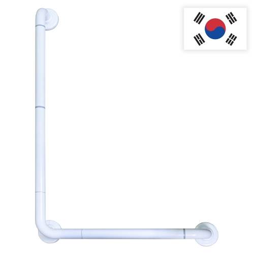 [고급형] ABS_L자손잡이(백색) 38Φ
