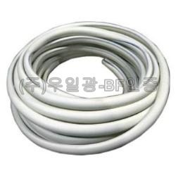 PVC핸드레일(화이트) 커버(미터당) (3M단위판매)