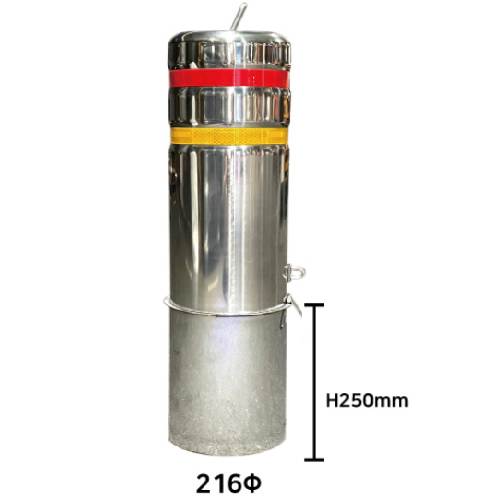 스텐일자볼라드(매립이동) 216Φ
									H700 (홈)