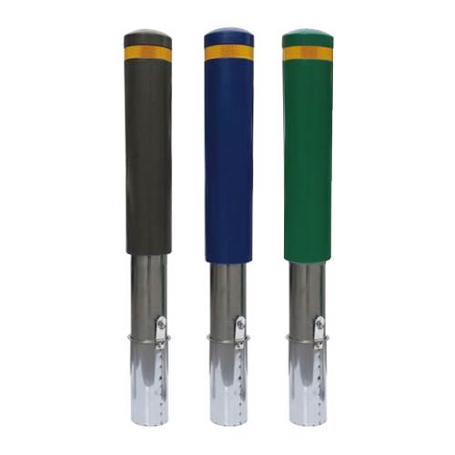 스텐 완성우레탄볼라드 125Φ(매립이동식)
									진회색/3줄 (H1050) 주문제작