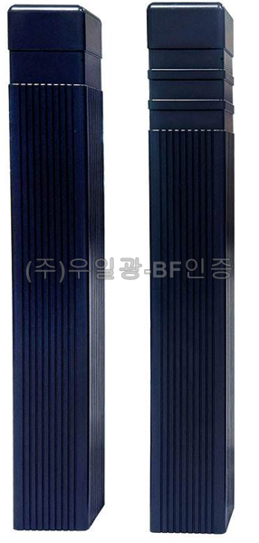 완성우레탄볼라드용(커버)
									120사각/회색/3줄