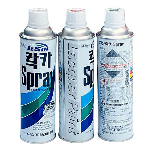 일신 락카스프레이 420ML
									무광흑색:341 / 박스(40개입)