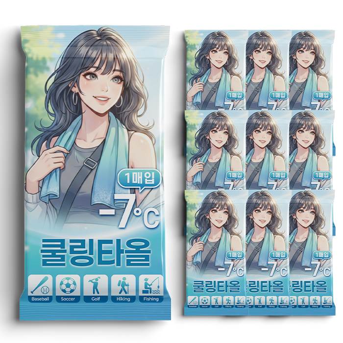 프렌즈 쿨링타올(특대형) 100개입