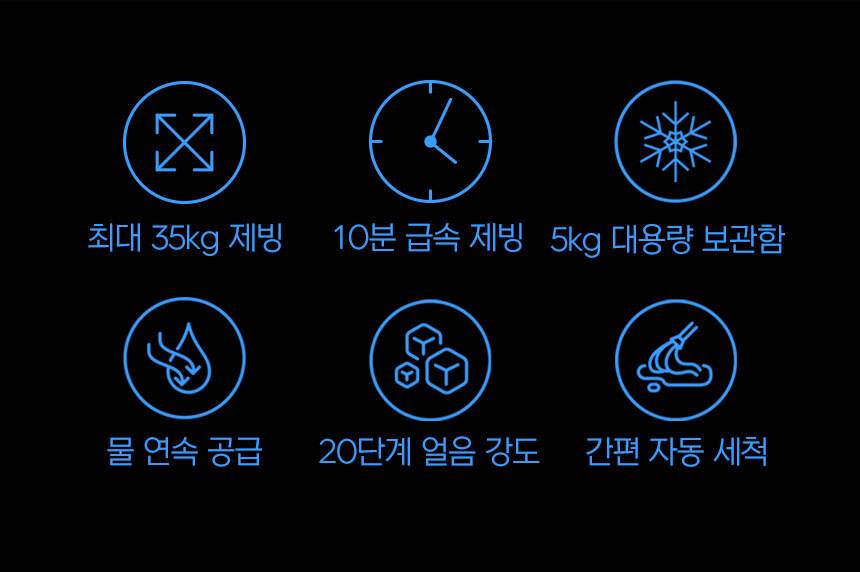 한솔 / 업소용제빙기 35kg / HSI-035KB 무료배송