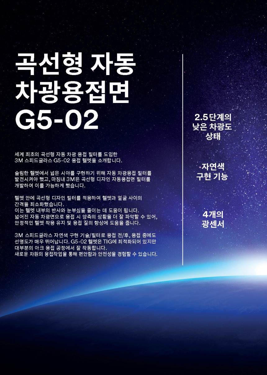 3M 자동용접면 / G5-02 단품