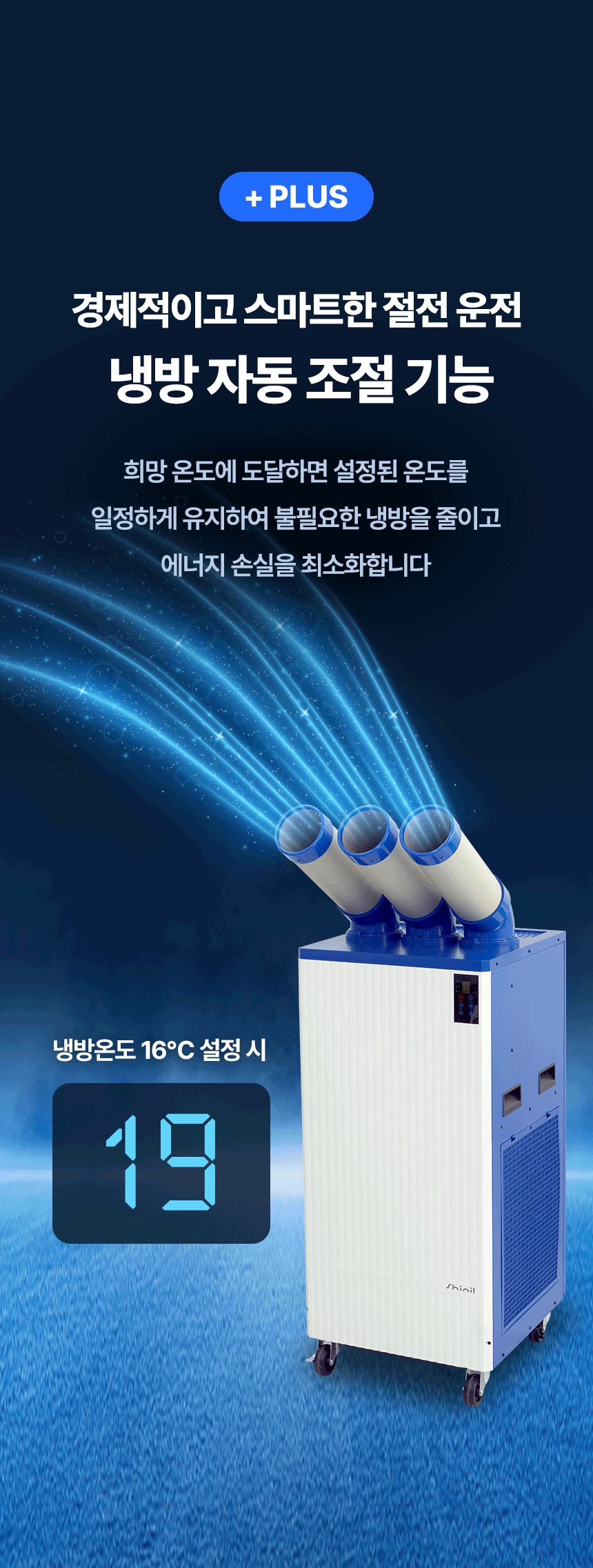 신일 / 실속형 이동식 에어컨 1구 / SMA-E2500K 무료배송