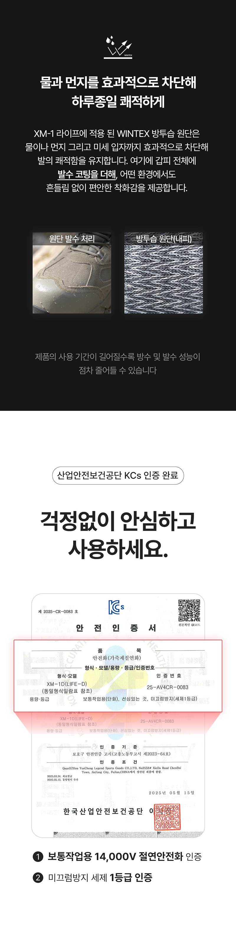 몽크로스 XM-1 (4인치/끈/논슬립2등급) 245mm