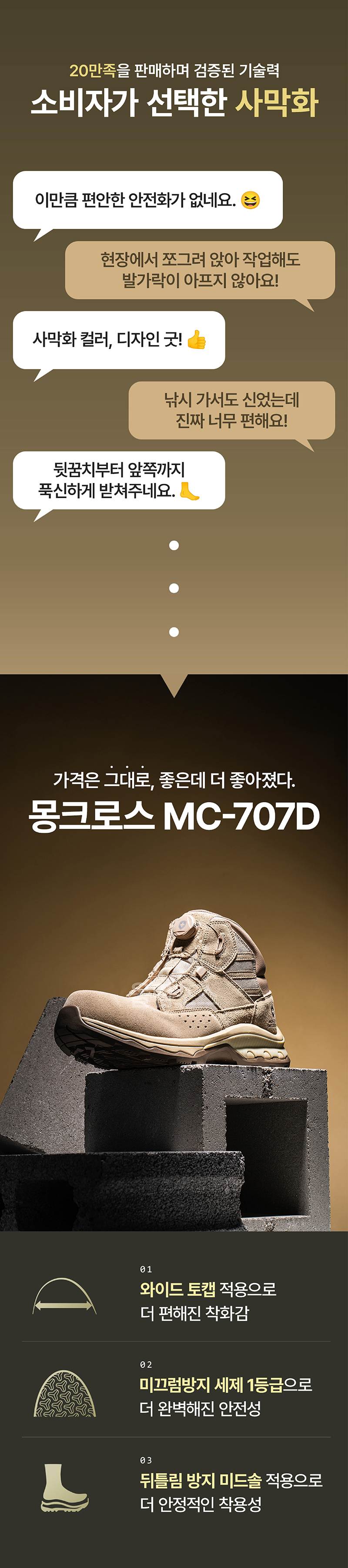 몽크로스 MC-707D 람세스 (6인치/다이얼) 265mm