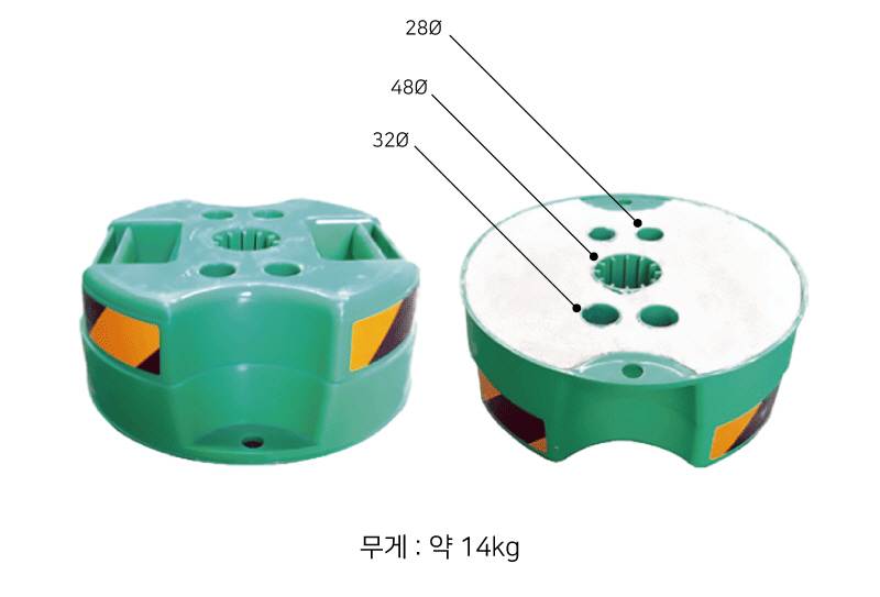 하부베이스(고급형전용) 콘크리트 약14kg