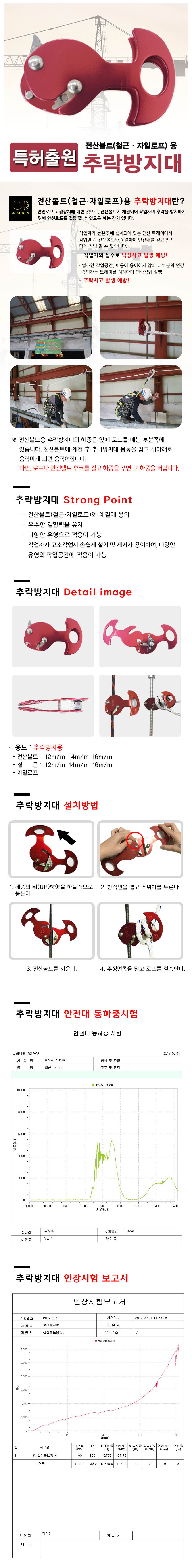 추락방지대 전산볼트용(철근/자일로프) 12~16mm